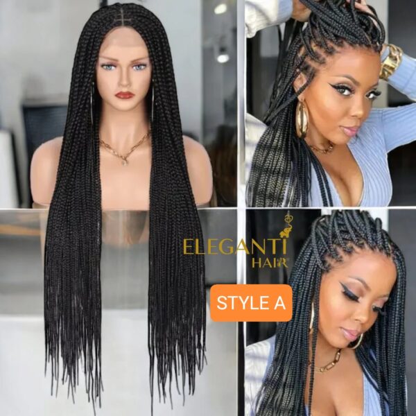 Perruque tresse Africaine pour femme noire - immagine 2