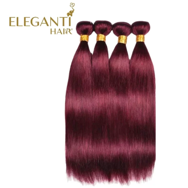 Tissage naturel lisse cheveux humain - immagine 5