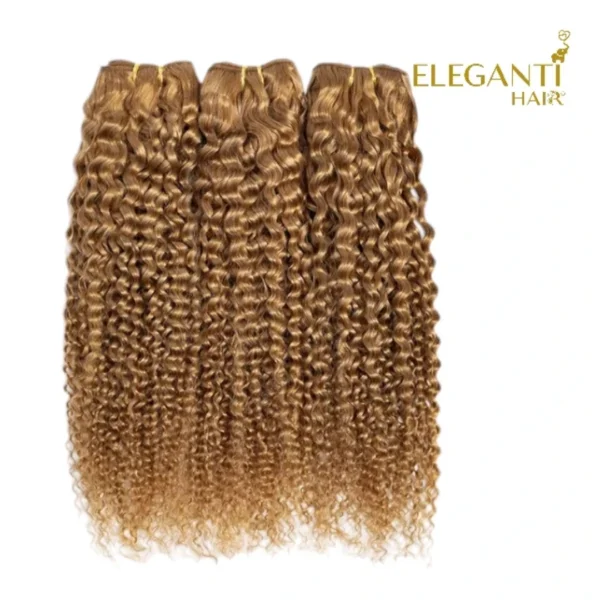 Tissage bouclé kinky curly 100% cheveux naturels - immagine 4
