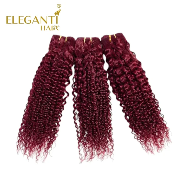 Tissage bouclé kinky curly 100% cheveux naturels - immagine 3