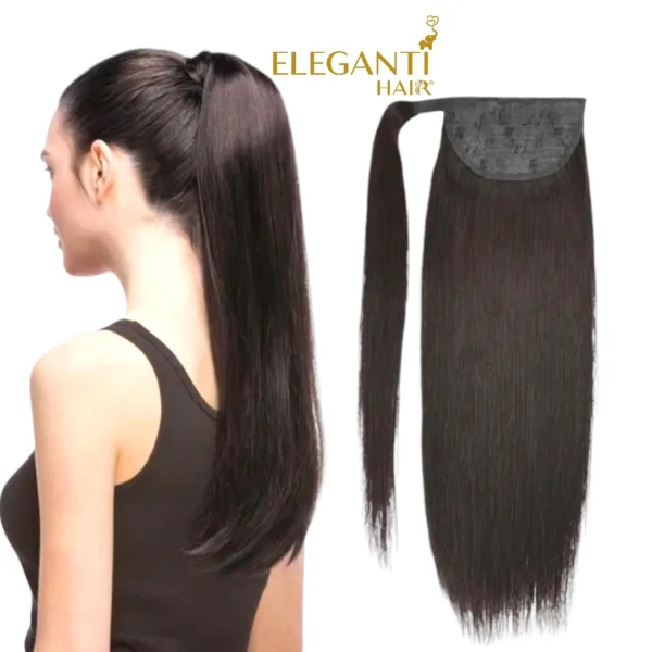 Queue de cheval Lisse chignon naturel - immagine 2