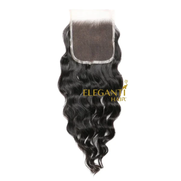 Lace closure water wave human hair - immagine 2
