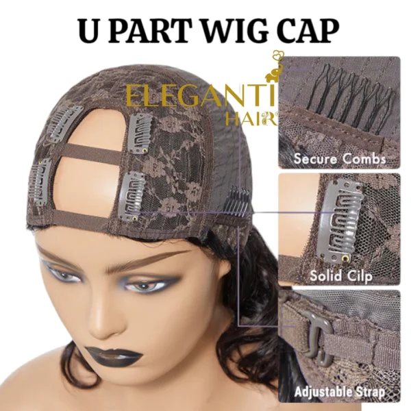 Perruque Cheveux Brésiliens U part Wig Lisse - immagine 2
